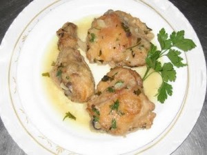 Pollo al Ajillo